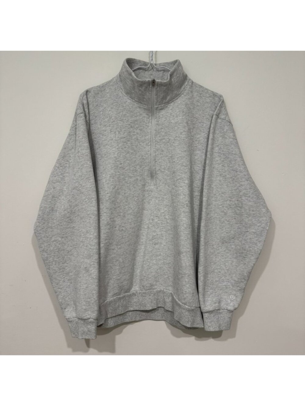 Lululemon Mens Steady State 1/2 Zip Pullover Heather Grey Size L EUC